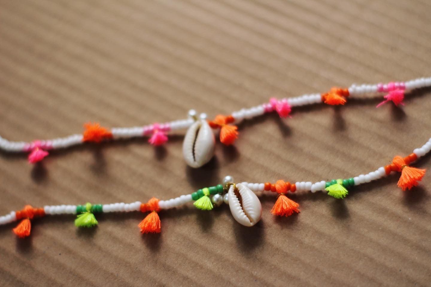 Tassel and Cowrie Anklet