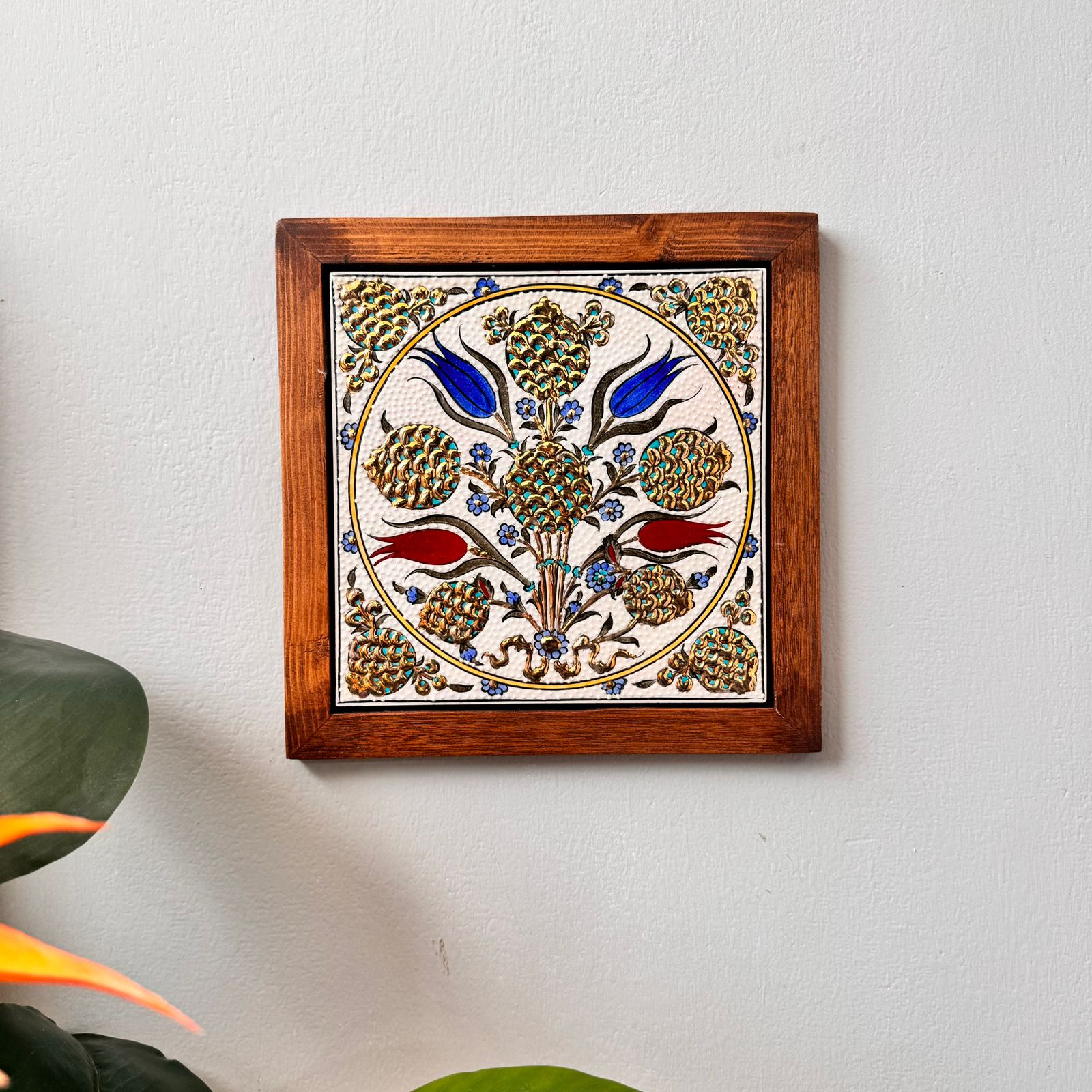 Turkish Gold Plated Tile Frames