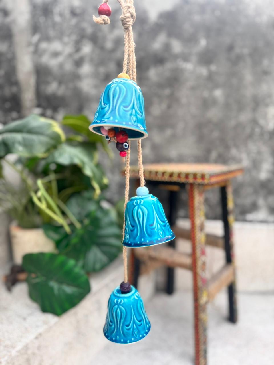 Trio Turkish Blue Work Hanging