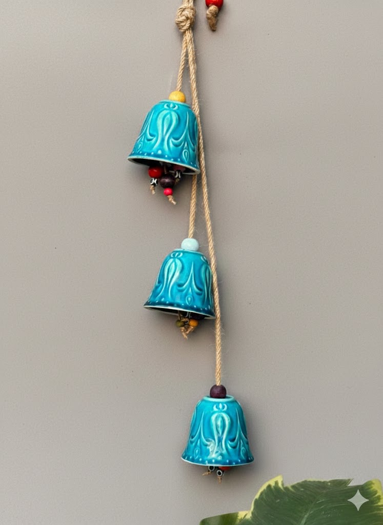 Trio Turkish Blue Work Hanging